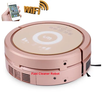 

Free Shipping to Russia Robot Vacuum Cleaner QQ6KDM Working with Air Purifier, WIFI APP Smartphone Control,3350mah Lithium