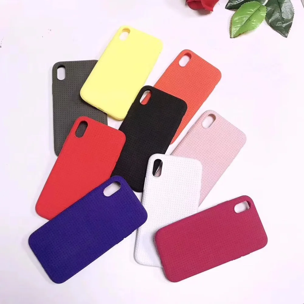 

silica gel antiskid very soft Pinch flat can Quick recovery Total package side drop for iphone 6 6p 7 8 Plus and X phone Case