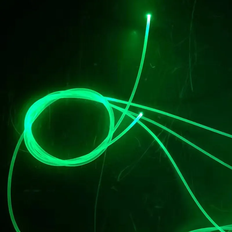 3 мм боковое светящееся Оптическое волокно свет автомобиля Внутренний оптический кабель потолочное освещение ночные светильники Рождественская вечеринка украшения 100 м/рулон