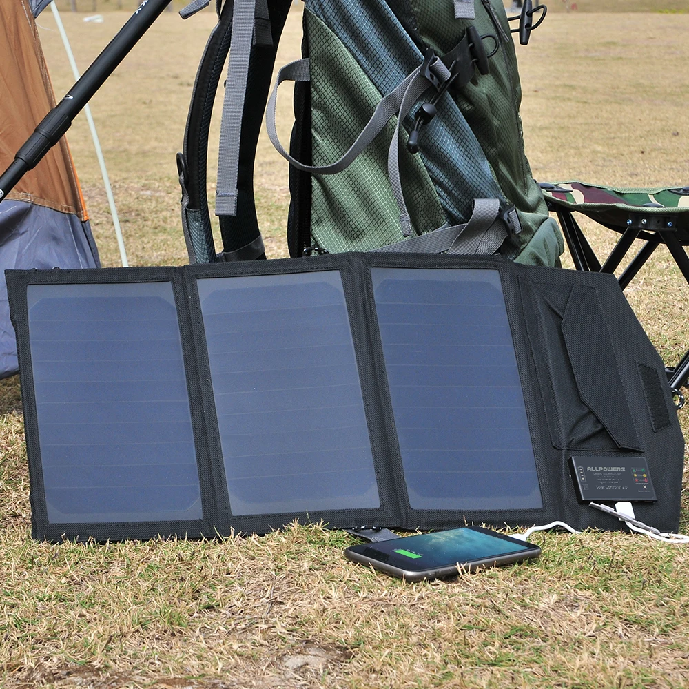 ALLPOWERS Rechargeable Solar Panel Charger Portable Solar Cell Charger for iPhone iPad Samsung HTC Sony Huawei Xiaomi Nokia LG. ALLPOWERS Rechargeable Solar Panel Charger Portable Solar Cell Charger for iPhone iPad Samsung HTC Sony Huawei Xiaomi Nokia LG.