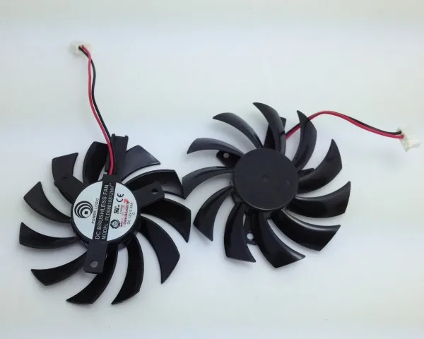 Новый оригинальный вентилятор Охлаждения видеокарты gt440 gt620 gt630 PLD08010S12HH 12 В 0 35 а