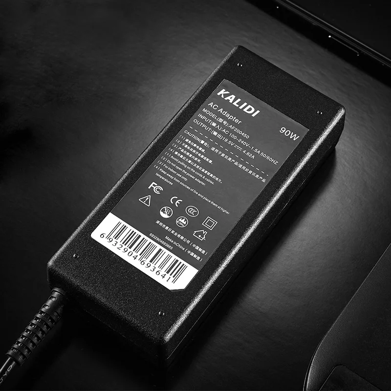 KALIDI 19.5V 4.62A AC Laptop Adapter For Dell Inspiron 1150 700m n5110 Black Dell Laptop Charger 90W Notebook Computer Adapter