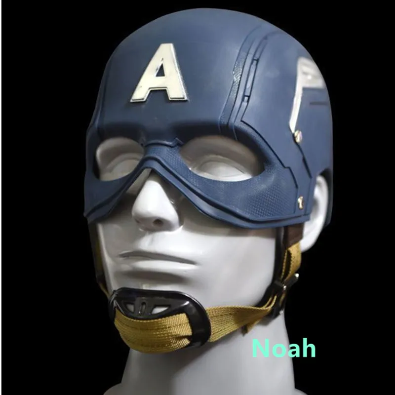 

55-60 CM Avengers Captain America helmet Mask Adult Wear Coplay Cos 1:1 PLASTIC Action Figure Collectible Model Toy BOX Q37