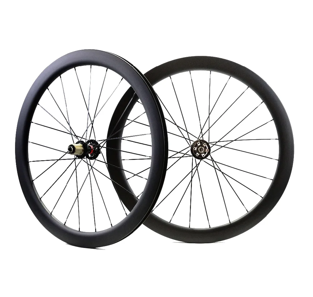 

700C Road Disc Brake carbon wheels 50mm depth 23mm width clincher/tubular 50 Disc Cyclocross Bicycle carbon wheelset U-shape rim