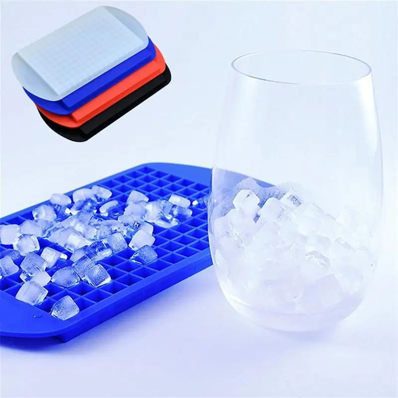 160 заморозка кубиков льда мини Кубик силиконовые решетки льда плесень кубик льда лоток форма мороженое производитель бар аксессуары(случайный цвет