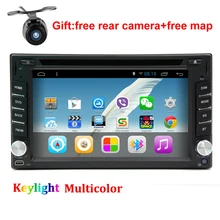 6.2 «2 Din Android 5.1 универсальный dvd-плеер Автомобиля gps navigaton для Nissan/Hyundai Elantra/Соната/Santa Fe/Verna/Tucson/Accent/I20
