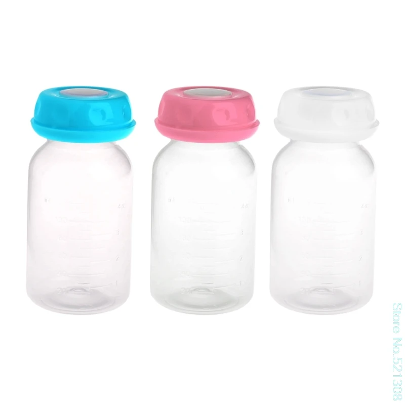 

Baby 125ML Breast Milk Feed Bottles Collection Storage Neck Wide Storage Bottle Drop Ship