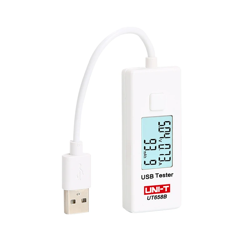 UNI-T UT658B USB Tester Phone Computer Charging Voltage Current Energy Monitor LCD Backlight