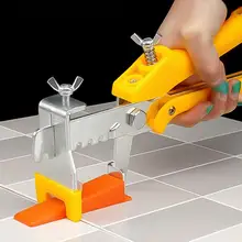 100 шт./упак. плитка уравнитель брелок с определителем местоположения вставкой в клеточку измерены в ненатянутом помощи инструмент Клин уравнитель листоправильная машина аксессуары