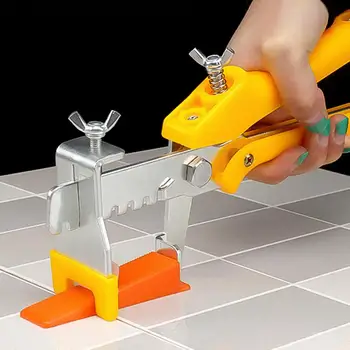 

100pcs/Pack Tile Leveler Tile Locator Insert Tiling Aid Tool Wedge Leveler Leveling Machine Accessaries