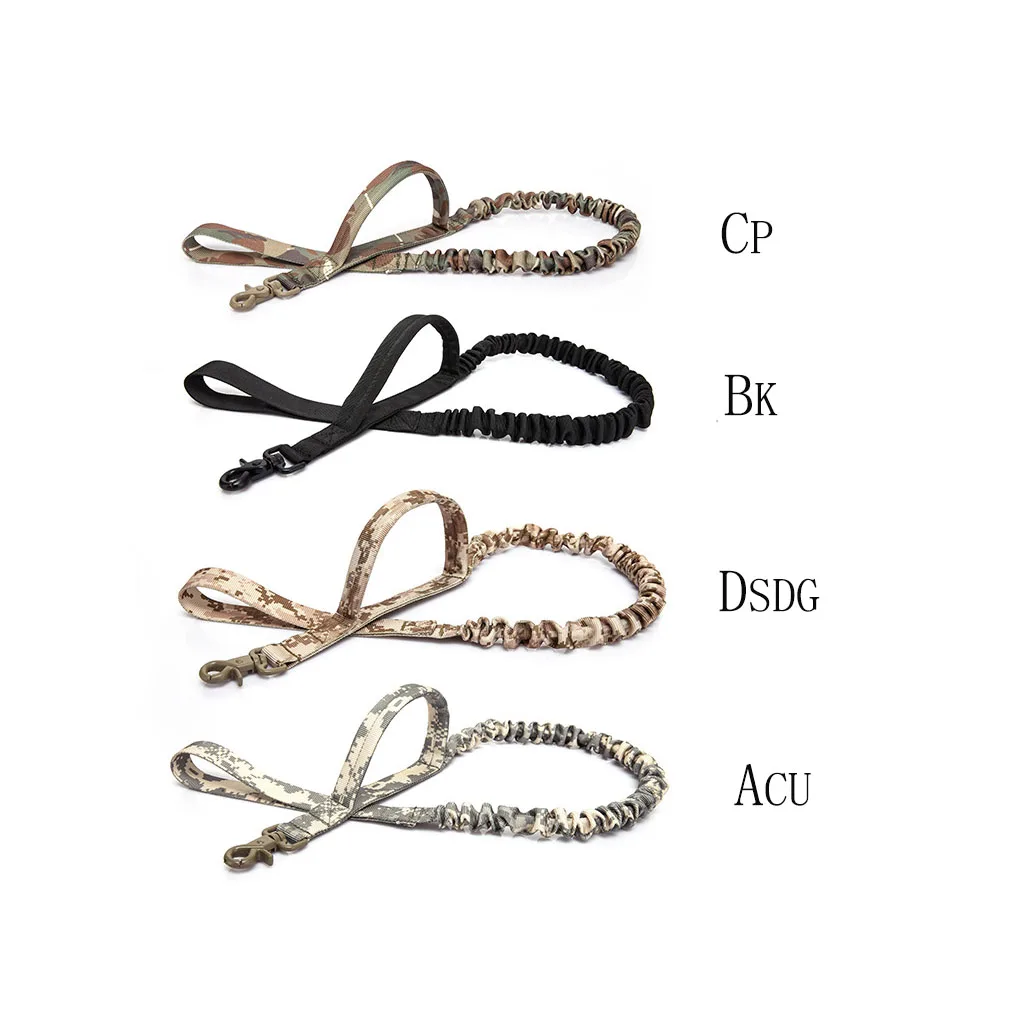 

Tactical Dog Leash Rope 1000D Nylon Waterproof Release Extensible rope Military Police Leash Hunting Outdoor tactical dog leash