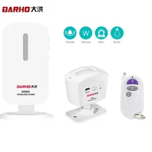 Darho магазин офис отель компания безопасности приветственный звонок беспроводной инфракрасный ИК датчик движения дверной звонок Сигнализация входной дверной Звонок