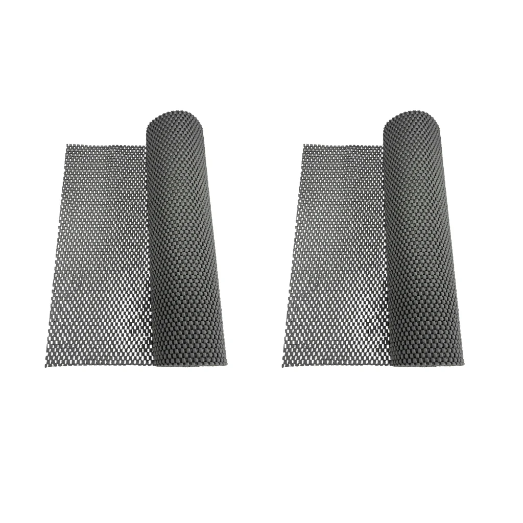2 Rolls Gray 30x200cm Pvc Foam Rubber Non Slip Kitchen Cupboard