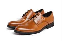 british style real top cowhide leather qshoes shoes mens brand business dress luxury men fashion pointed-toe lace-up shoe y61681