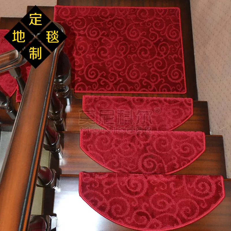 Brief modern stair mat strode pad glue mat stair carpet slip-resistant mats Brief modern stair mat strode pad glue mat stair carpet slip-resistant mats