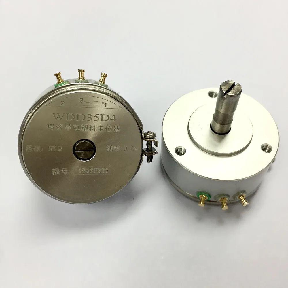 Пластиковый потенциометр WDD35D4 5K 0.5% Ом 2 Вт|5k ohm potentiometer|ohm potentiometerpotentiometer 5k |