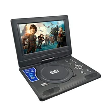 Новинка 9,8 дюймов Портативный DVD EVD VCD SVCD CD плеер с функцией игры и радио ТВ AV поддержка SD MS MMC карты