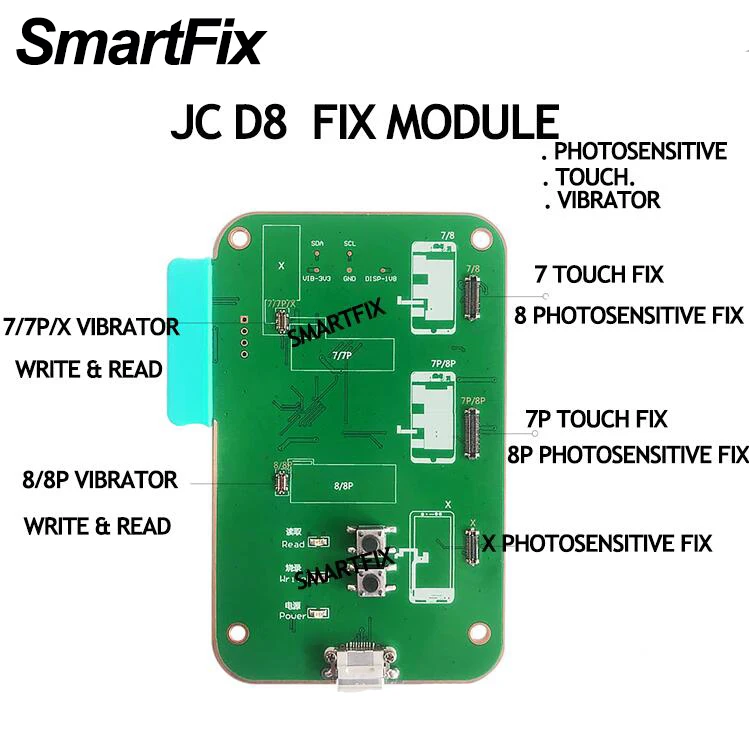 

JC D8 Photosensitive Proximity Light Sensor Data Backup Read WRITE AND VIBRATION REPAIR MODULE FOR IPHONE 7/7PLUS/8/8 PLUS