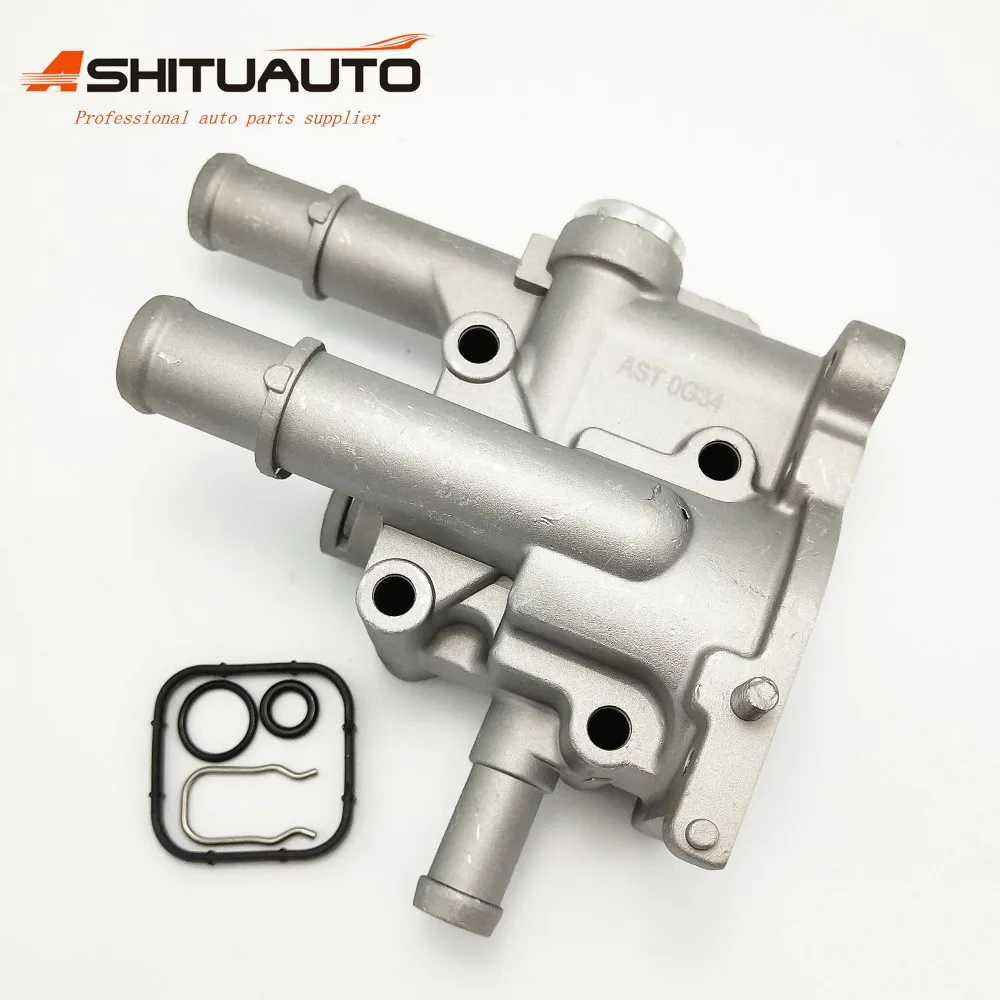Aluminum Engine Cooling Auto Car Thermostat Housing Cover Sensor For Chevrolet Cruze Epica Opel