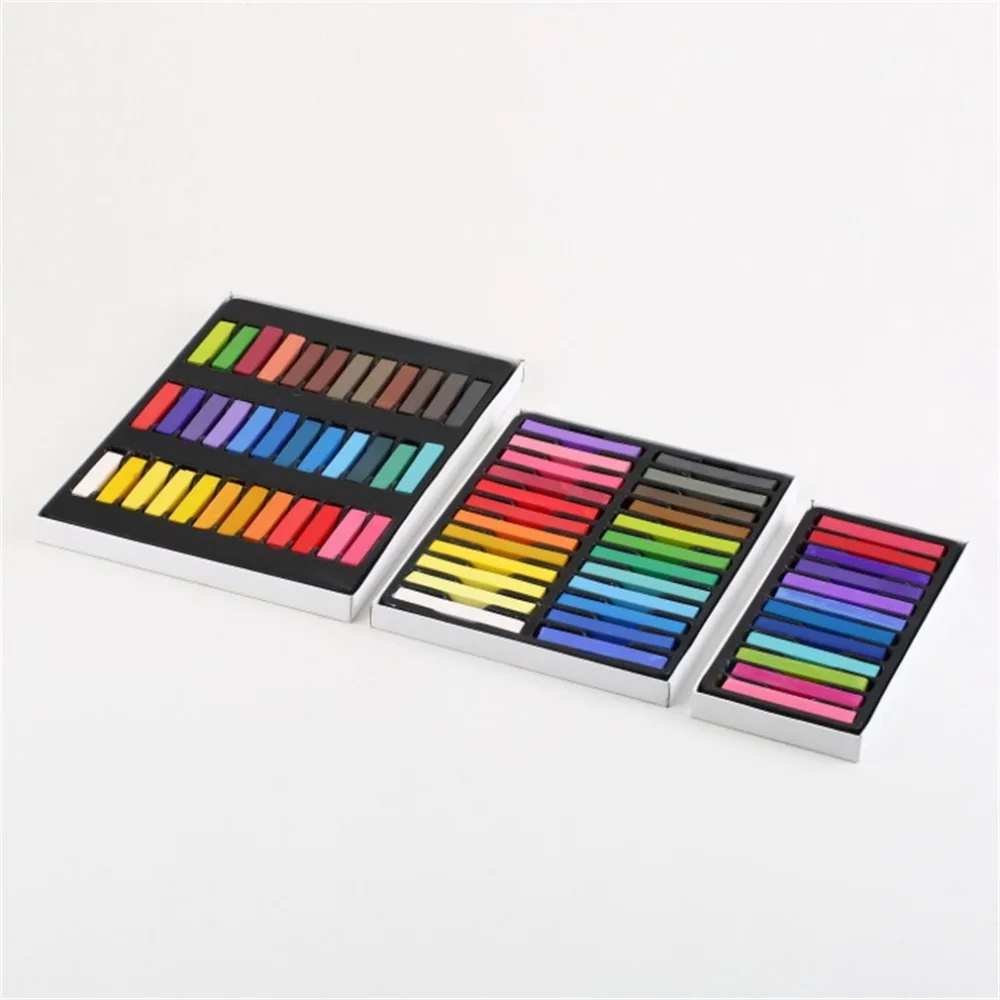 Fashion 12 Colors Non-toxic Soft Hair Crayons Pastel Kit Temporary Chalk Dye Personalized Beauty Color for DIY Style | Красота и
