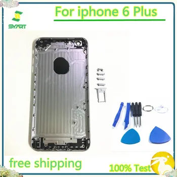 

6Plus Back Battery Cover Middle Frame Bezel Chassis Batteries Case Rear Cover Shell Back Housing For iPhone 6 Plus With IMEI