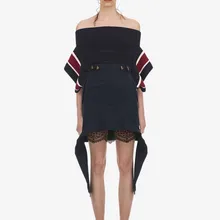 Весна новое поступление темно-синие женские юбки кружевные юбки в стиле пэтчворк Мода