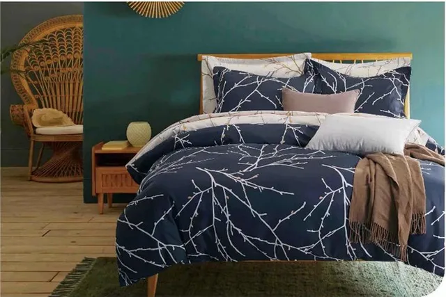 Brief Europe Tree Branches Pattern Luxury Style High Quality Modern Brief Europe Tree Branches Pattern Luxury Style High Quality Modern Bedding Sets Duvet Cover Set Queen