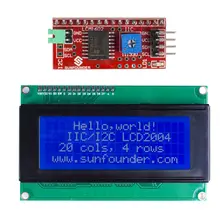 SunFounder IIC/I2C/TWI Serial 2004/20×4 LCD Module Shield for Arduino Uno/ Mega2560 Electronic DIY