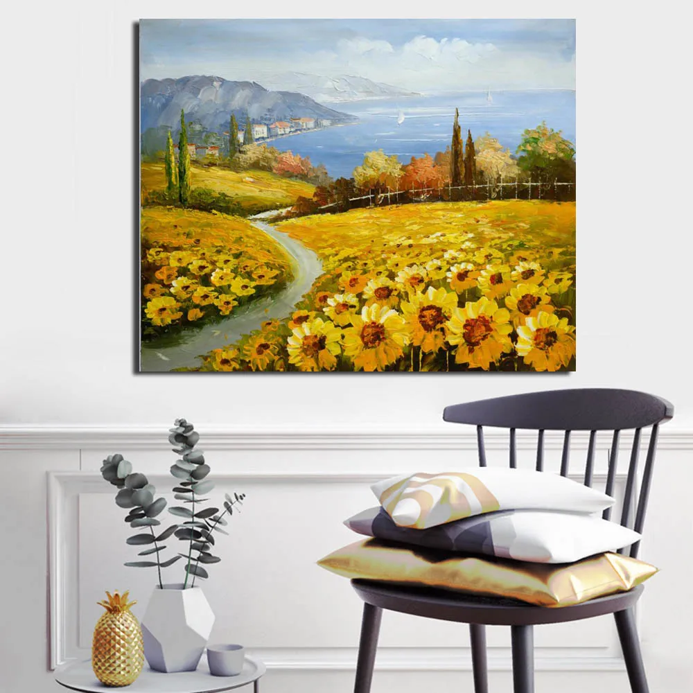 Landscape  Oil Painting Print on Canvas (1)