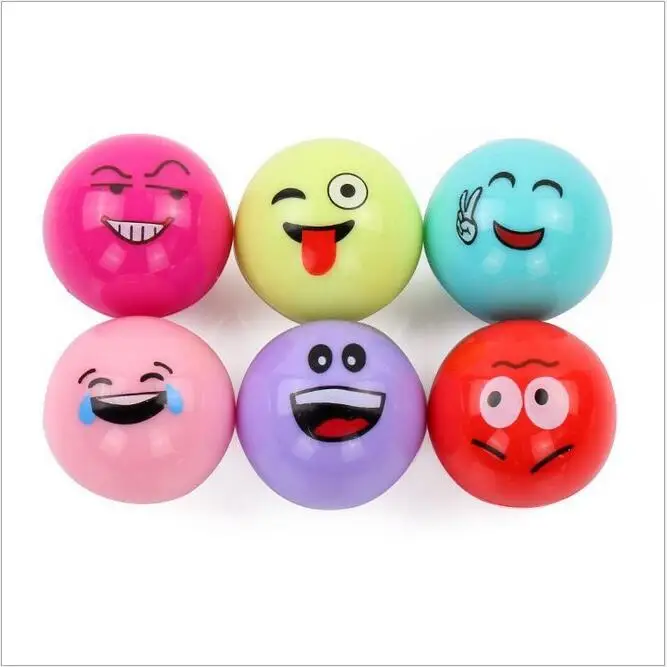 

48pcs 6 color QQ expression spherical lipstick moisturizing lasting moisturizing spherical lipstick skin care products