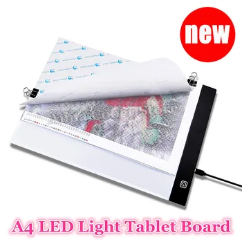 

A4 USB LED Light Board Ultra Thin Light Pad Light Box Apply to 5D Diamond Painting Artcraft Tattoo Watercolour Copy Quilting