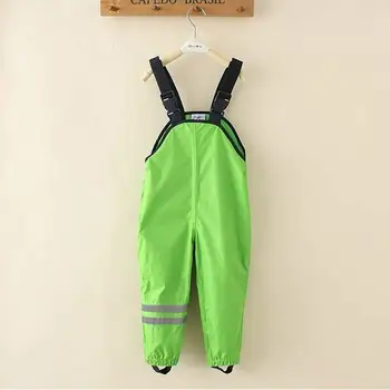 

New 2017,Spring Autumn Overall,Kids Boy Overall,Baby Boy Girl Overall,boy girls Waterproof Rain Pants for kids 2T-7T