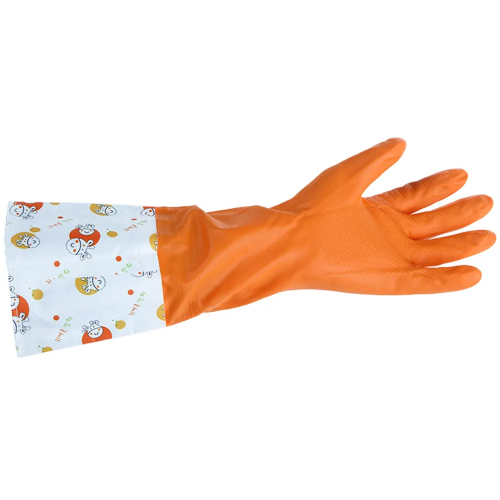 Удлиненные водонепроницаемые перчатки для уборки, комплект домашней работы, перчатки для мытья, очистка, длинные кухонные перчатки, перчатки@ 28