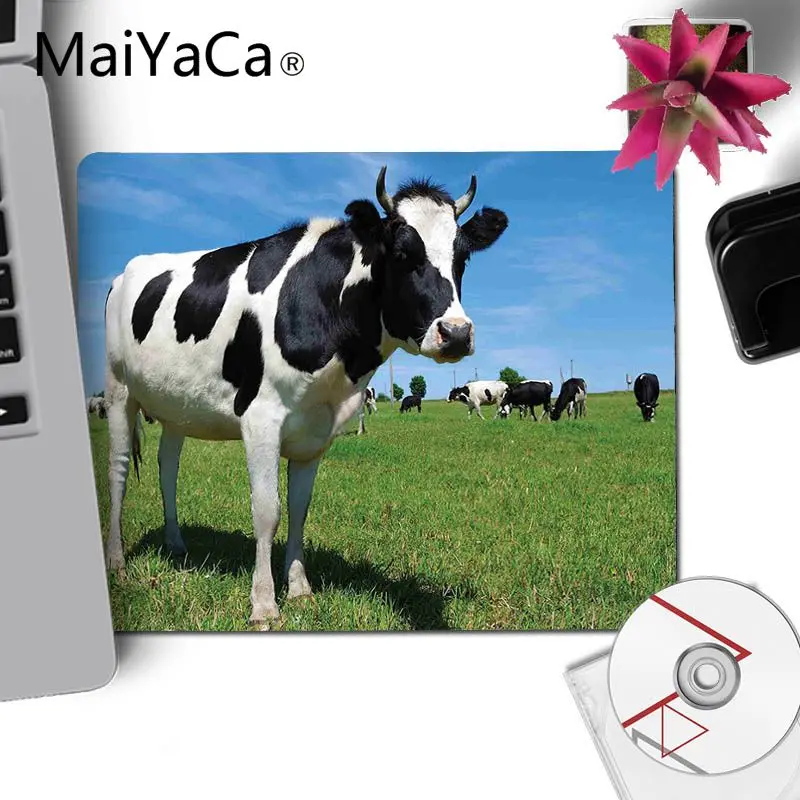 MaiYaCa ваши собственные коврики милые коровы маленькие коврики для игровой мыши Настольный коврик DIY дизайн игровая мышь подкладка для