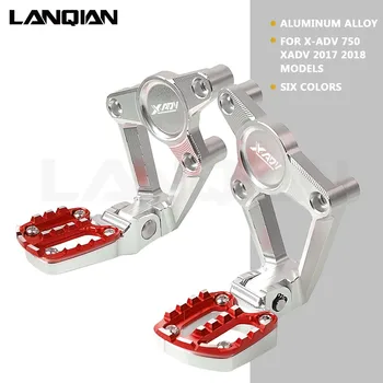 

CNC Motorcycle accessories For HONDA XADV X ADV X-ADV 2017 2018 Folding Rear Foot Pegs Footrest Passenger Rear foot Set