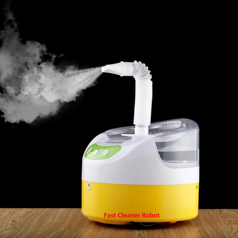 Moveable Air Sterilization Humidification Robot With Remote Control 2600mAH Li-ion battery Schedule Self charge 1100ML Tank | Бытовая