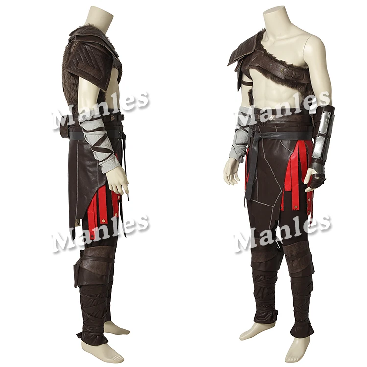 Костюм для косплея «God of War 4» Кратос нордические костюмы спартанская битва маскарадный костюм на Хэллоуин для взрослых мужчин карнавальный Наряд полный комплект