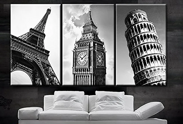 3 pieces framed wall art picture gift home decoration canvas print