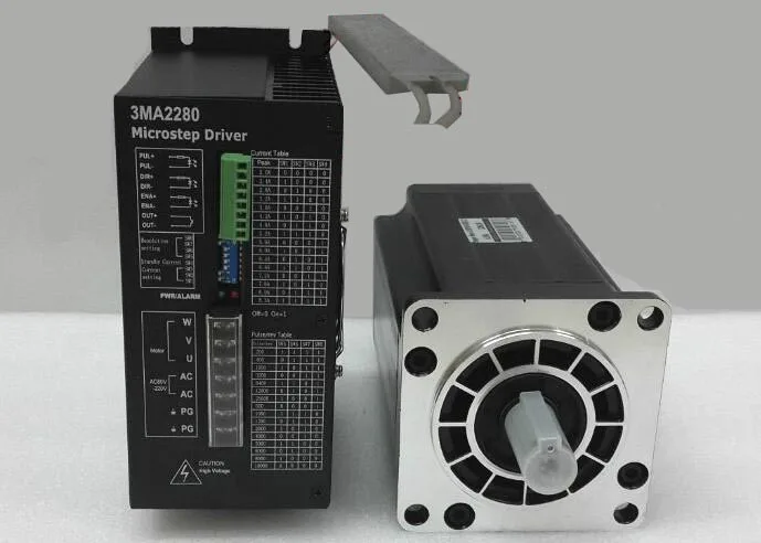 

110 Stepper Motor Driver 3MA2280 AC80-220V Built-in regenerative discharge resistor with 6.9A 20N.m Hybird Stepper Motor