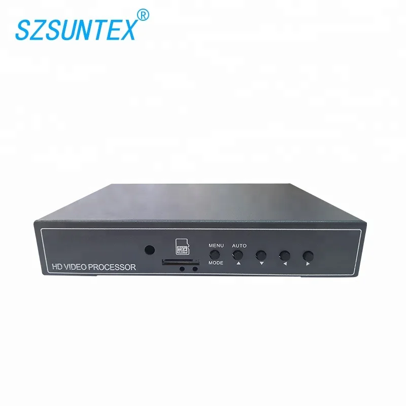 

HD 1080P 4CH CCTV Multiplexer Analog AHD TVI Video Quad Screen Processor HDMI VGA Monitor Output 2 BNC