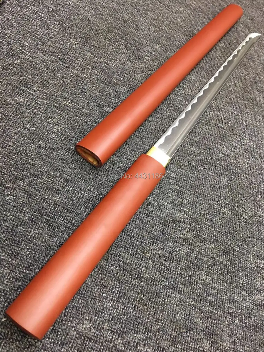 Специальное предложение 1060 лезвие из высокоуглеродистой стали Острый настоящий меч Катана японский ниндзя боевой готов
