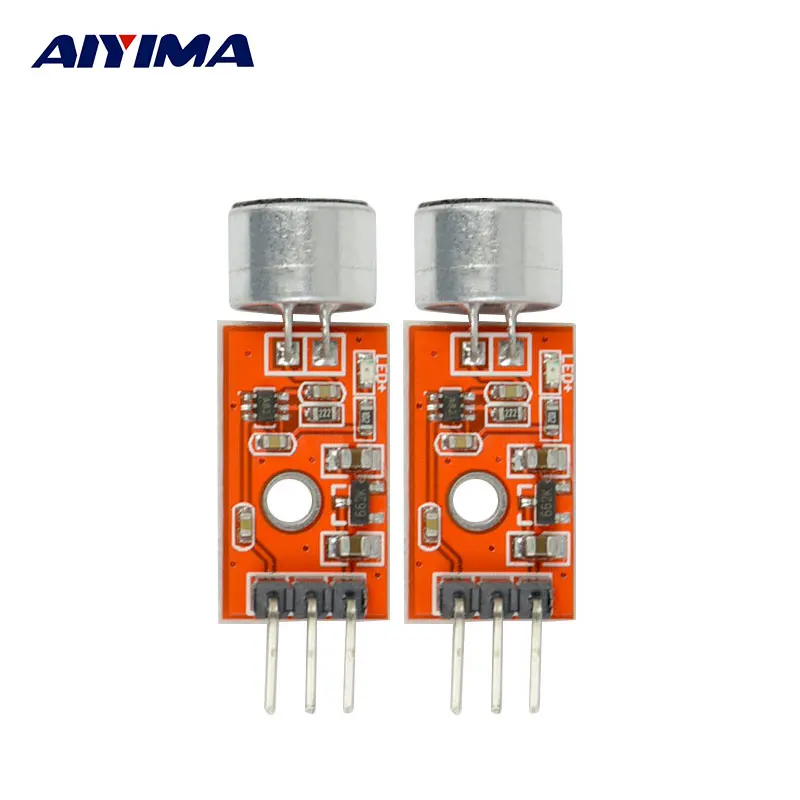 Aiyima 1 шт. мини моно усилители Amplificador стерео микрофонный модуль DC3V 5V 20dB MAX9812