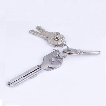

6 in 1 Outdoor Pocket Key Chain Multitool Multifunctional Survival Cutter Camping Hiking Multifunctional Knife Tool