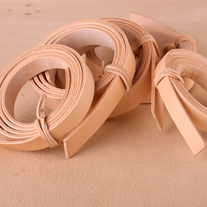 DIY Vegetable Tanning Leather Belt Men Women