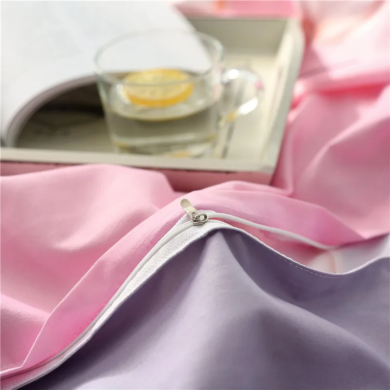 Полиэстер постельных принадлежностей пододеяльник устанавливает роскошное постельное белье плоский лист наволочки