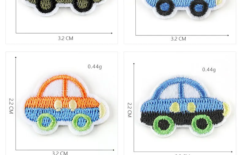 Мультфильм Аниме автомобили нашивки одежда аппликации вышитые полосы значки железные аппликации, наклейки для одежды@ G