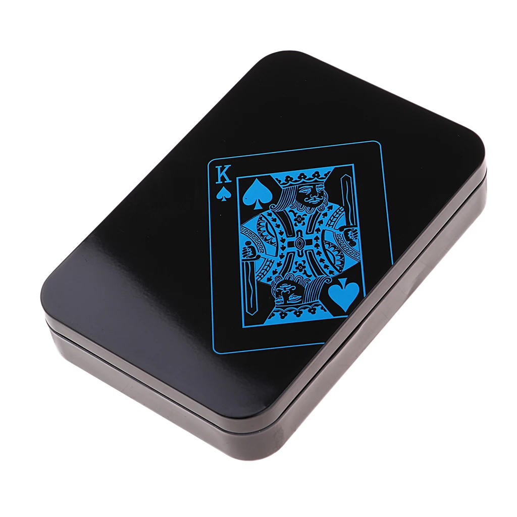 Waterproof Black Plastic PVC Poker Magic Table Board Game Playing Cards Collection Gift