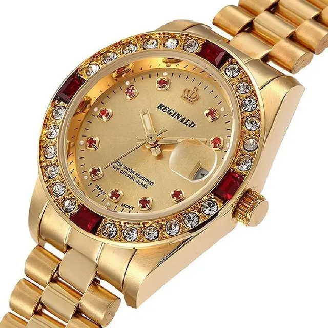 Rhinestone Top Luxury Brand Women Watch Quartz Gold 3Bar Waterproof Lady Wrist W Rhinestone Top Luxury Brand Women Watch Quartz Gold 3Bar Waterproof Lady Wrist W