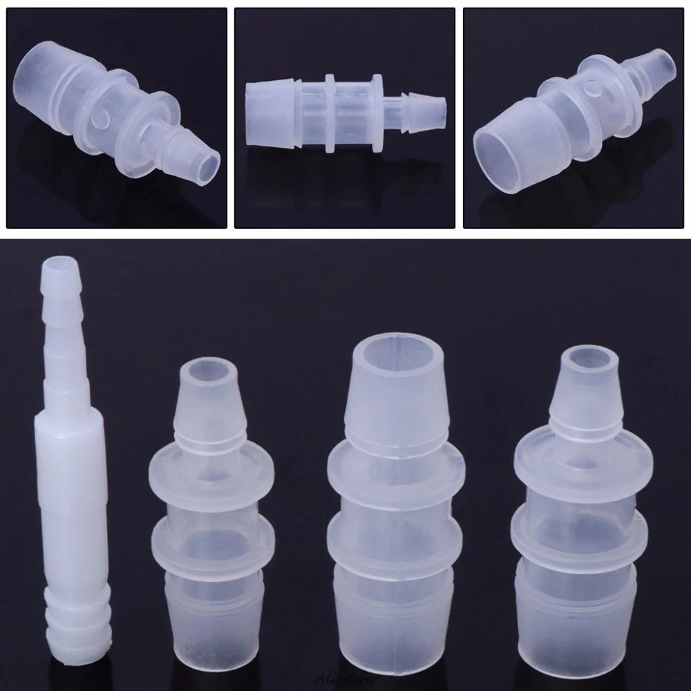 

5 Pcs/Bag Water Pipe Tube Adapter Outlet Inlet Hose Control Valve For 8/12/16mm Aquarium Fish Tank Accessories