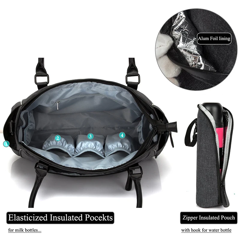 insulated pouch for diaper bag